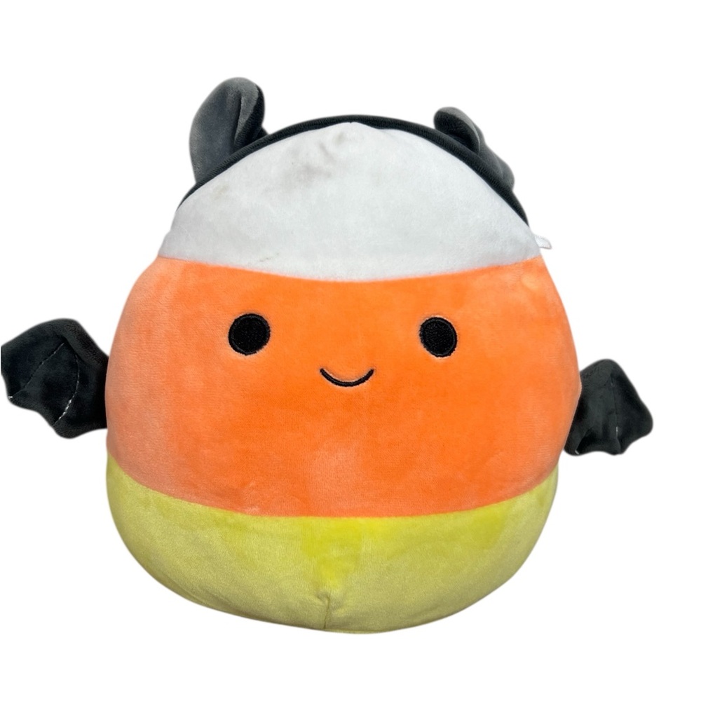Squishmallows 2022 Halloween Casey Candy Corn Bat Plush Toy 8 inch